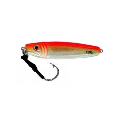 Vertical Jig Electra Orange/Gold/Flash 5.3 ounce - Almost Alive - Click Image to Close