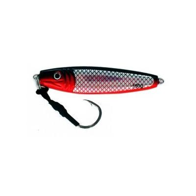 Vertical Jig Electra Black/Red/Silver 5.3 ounce - Almost Alive L - Click Image to Close