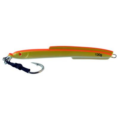 Vertical Jig Chara Orange/Gold 4.5 ounce - Almost Alive Lures - Click Image to Close