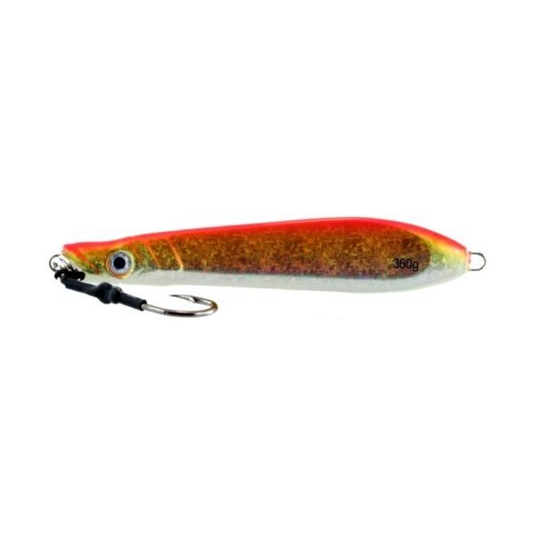 Vertical Jig Syrma Orange/Glitter 12.25 ounce - Almost Alive Lur - Click Image to Close