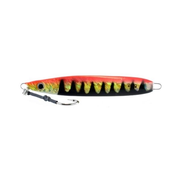 Vertical Jig Syrma II Orange/Black/Flash 9.8 ounce - Almost Aliv - Click Image to Close