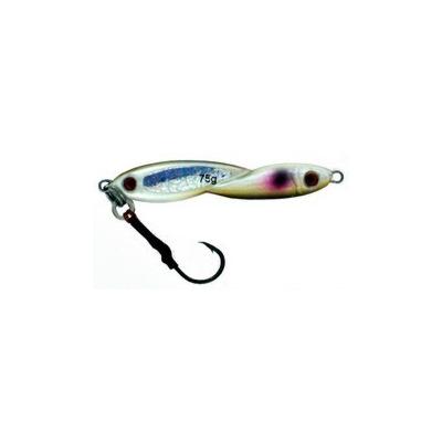 Vertical Jig Okul Brown/White/Flash 2.7 ounce - Almost Alive Lur