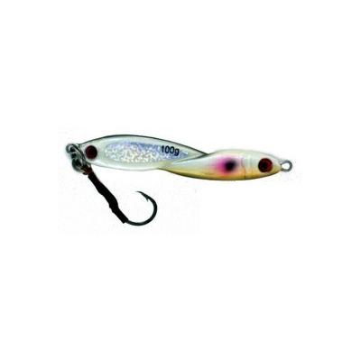 Vertical Jig Okul Brown/White/Flash 3.5 ounce - Almost Alive Lur