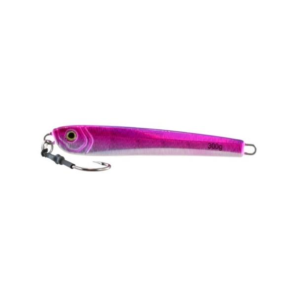 Vertical Jig Nembus Purple/Flash 10.5 ounce - Almost Alive Lures - Click Image to Close