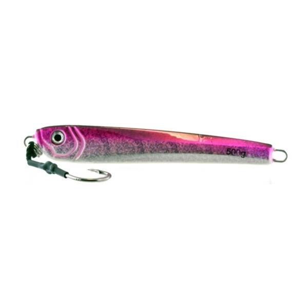 Vertical Jig Nembus Purple/Flash 17.5 ounce - Almost Alive Lures - Click Image to Close