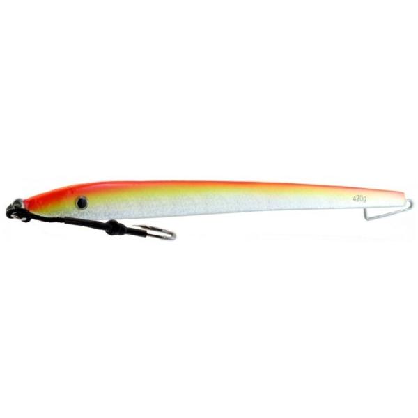 Vertical Jig Izar Orange/Flash 14.7 ounce - Almost Alive Lures - Click Image to Close