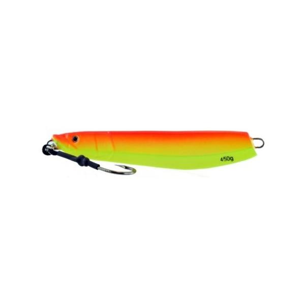 Vertical Jig Sarin Orange/Yellow 15.75 ounce - Almost Alive Lure