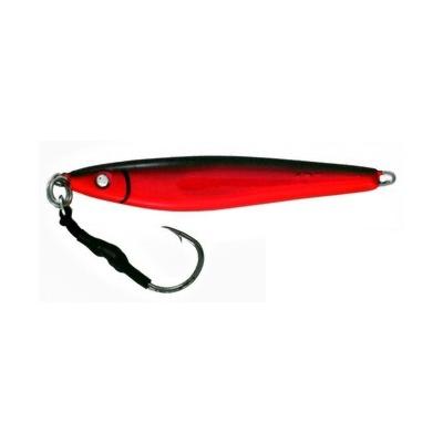 Vertical Jig Nunki Black/Red 4.4 ounce - Almost Alive Lures