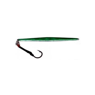 Vertical Jig Bunda Green/Flash 0.7 ounce - Almost Alive Lures - Click Image to Close