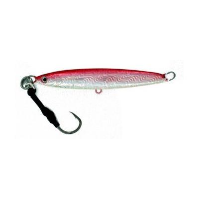 Vertical Jig Arm Red/Flash 3.5 ounce - Almost Alive Lures - Click Image to Close