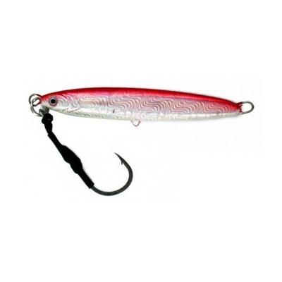 Vertical Jig Arm Red/Flash 4.4 ounce - Almost Alive Lures
