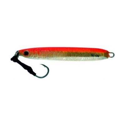 Vertical Jig Etamin Orange/Flash 3.5 ounce - Almost Alive Lures - Click Image to Close