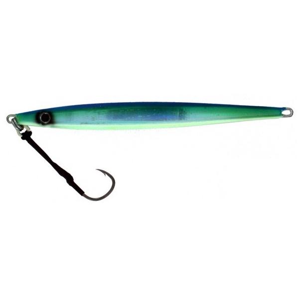 Vertical Jig Rigel Green/Flash/Glow 12.4 ounce - Almost Alive Lu - Click Image to Close