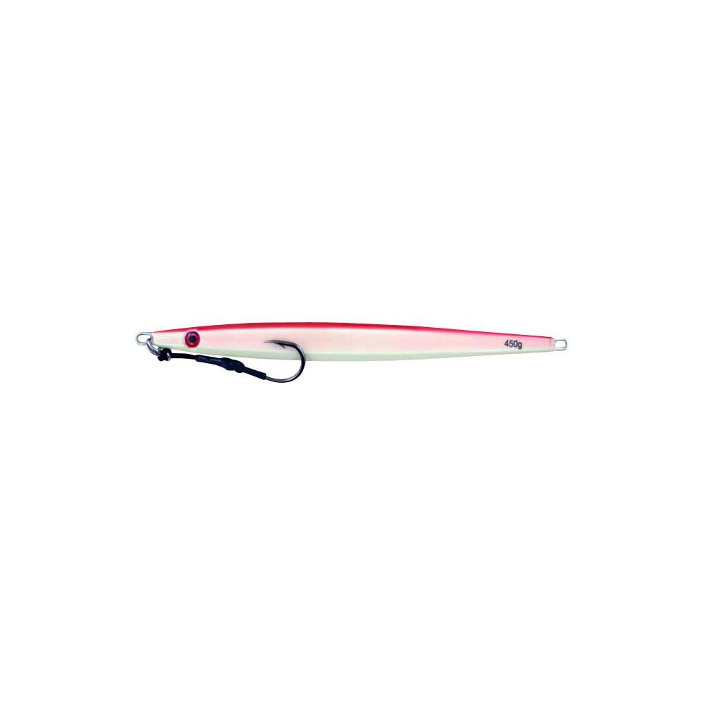 Vertical Jig Rigel Pink/Glow 15.75 ounce - Almost Alive Lures - Click Image to Close