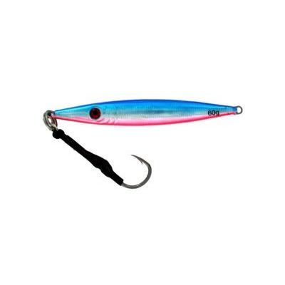 Vertical Jig Garnet Star Blue/Pink 2 ounce - Almost Alive Lures - Click Image to Close