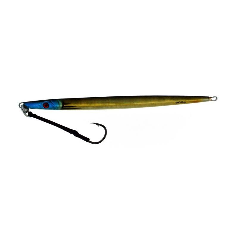 Vertical Jig Cheleb Blue/Gold/Flash 10.5 ounce - Almost Alive Lu