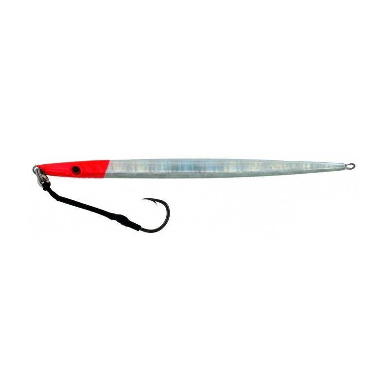 Vertical Jig Cheleb Red/Silver Flash 10.5 ounce - Almost Alive L - Click Image to Close