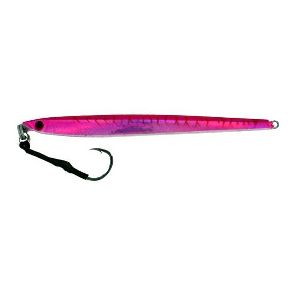 Vertical Jig Rana Pink Flash 7 ounce - Almost Alive Lures - Click Image to Close