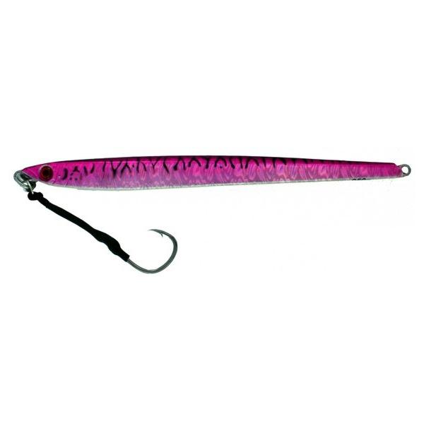 Vertical Jig Rana Pink/Striped Flash 9 ounce - Almost Alive Lure - Click Image to Close