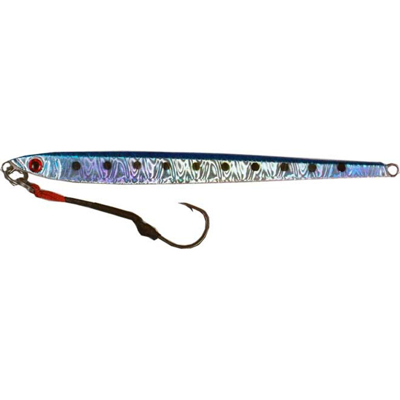 Vertical Jig Rana II Blue/Silver Flash 7 ounce - Almost Alive Lu - Click Image to Close