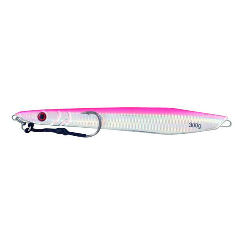 Vertical Jig Sabik Pink/Silver Flash 10.5 ounce - Almost Alive L - Click Image to Close