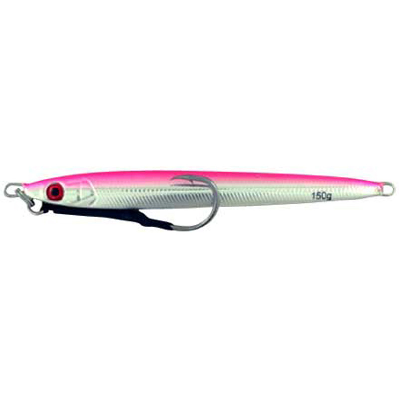 Vertical Jig Tyl Pink/Silver Flash 5.25 ounce - Almost Alive Lur - Click Image to Close