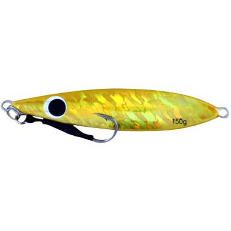 Vertical Jig Hadar Gold Flash 5.25 ounce - Almost Alive Lures - Click Image to Close