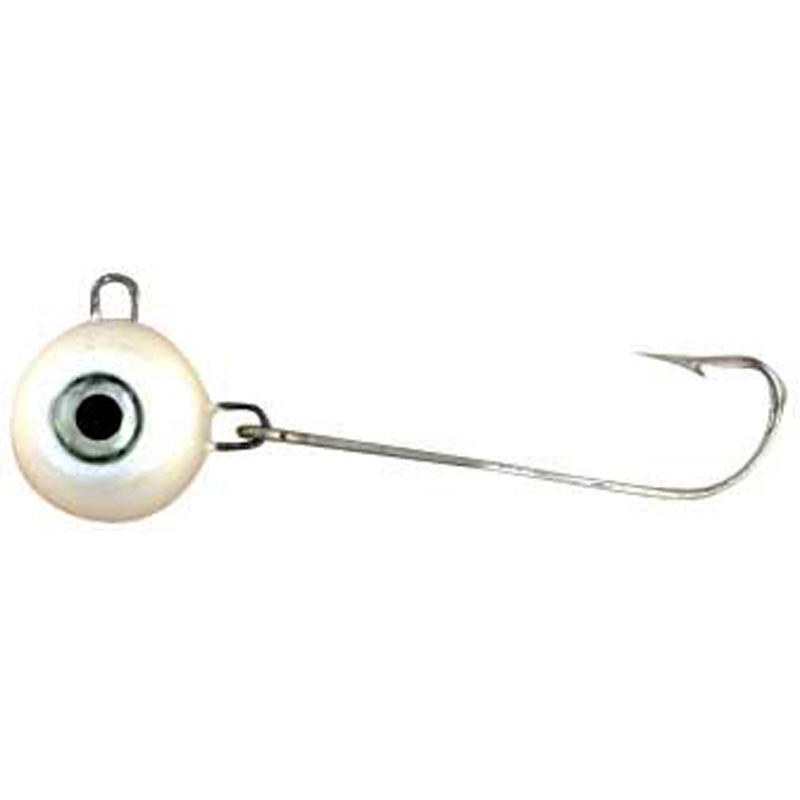 Jig Head Salm White 3.5 ounce - Almost Alive Lures - Click Image to Close