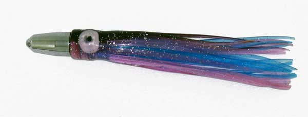 Jet Head Trolling Lure Purple/blue 6 Inch - Click Image to Close