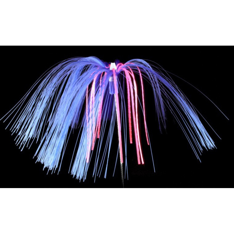 Witch Type Lure, 10g, Blue Hair, Pink Mylar
