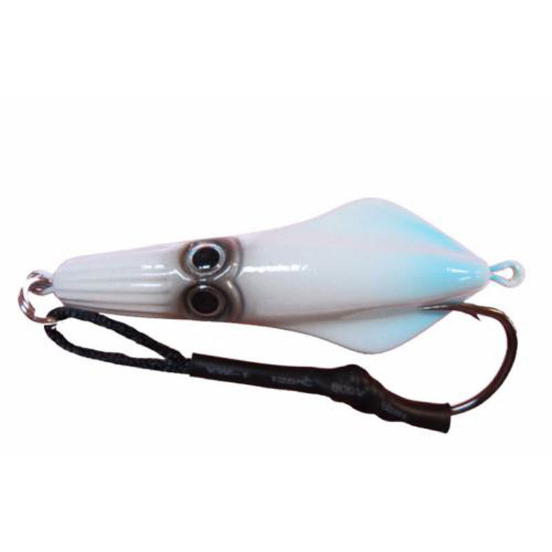 "sammie" Jig Holographic One Side, Blue Tip Other Side 135g - Click Image to Close