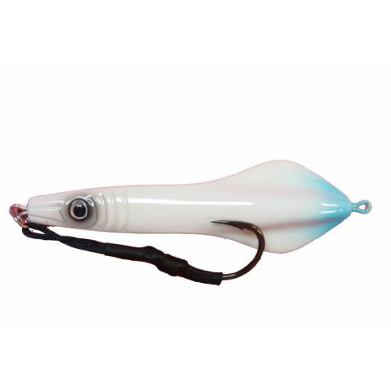 "sammie" Jig Style 4 Holographic One Side/painted With Blue Tip - Click Image to Close
