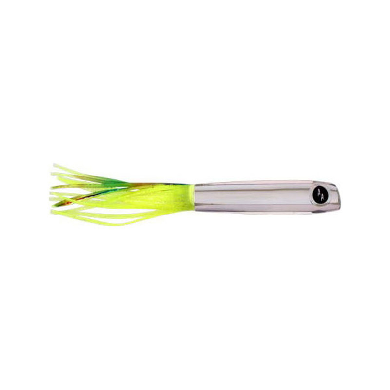 Soopah Lure Mirrored With Yellow Skirt, 7 Inch - Click Image to Close