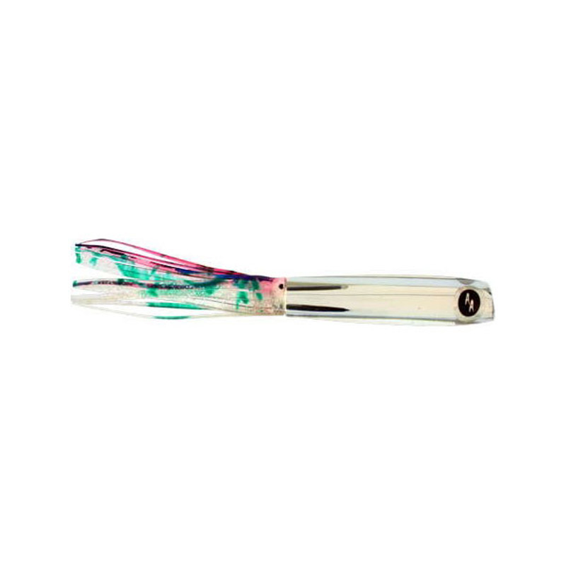 Soopah Lure Mirrored With Pink, Clear Skirt, 7 Inch - Click Image to Close