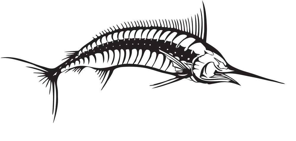 Marlin Decal/Sticker - Click Image to Close