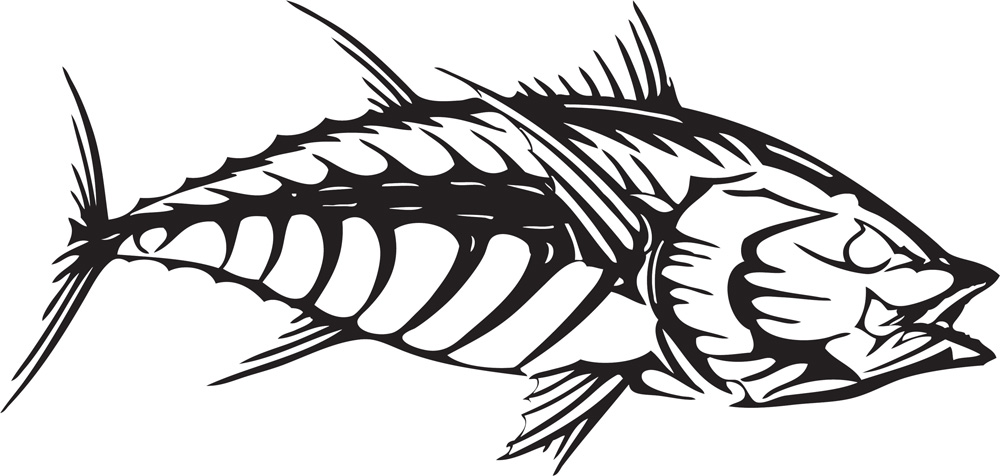 Tuna Fish Decal/Sticker - Click Image to Close