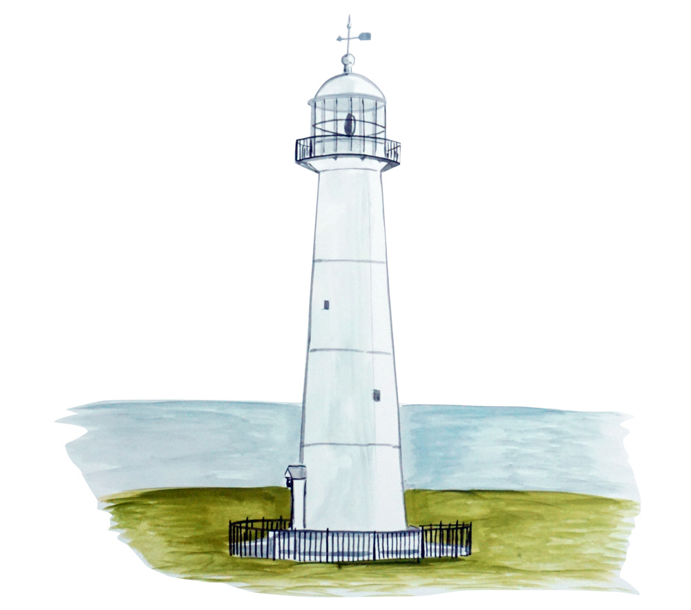 Biloxi Lighthouse Decal/Sticker - Click Image to Close