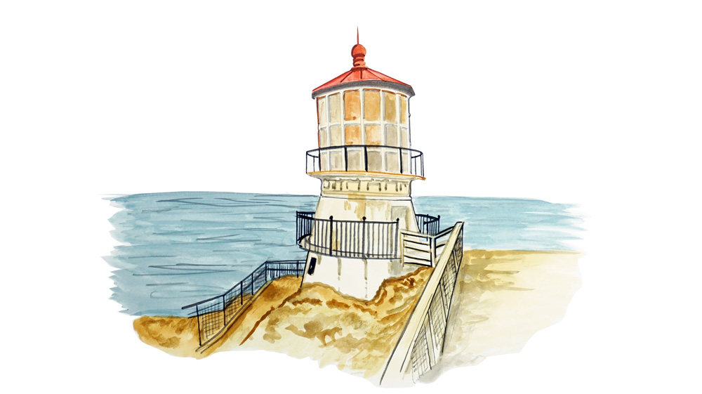 Point Reyes Lighthouse Decal/Sticker - Click Image to Close