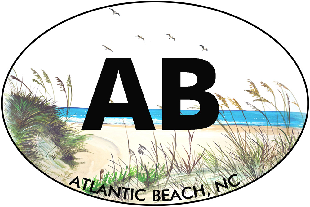 OBX - Atlantic Beach Decal/Sticker - Click Image to Close