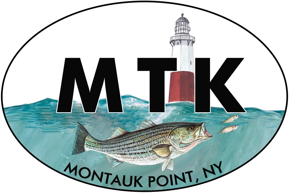 MTK - Montauk Point Lighthouse 2 Decal/Sticker - Click Image to Close