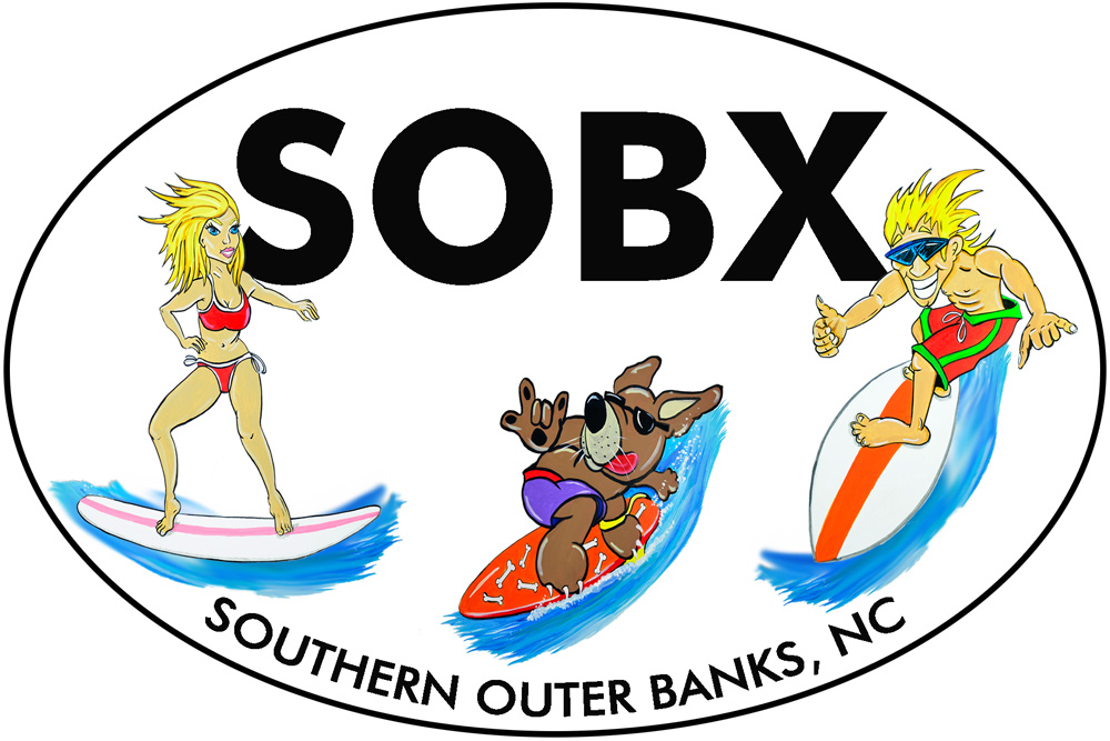 SOBX - SOBX Surf Buddies Decal/Sticker - Click Image to Close