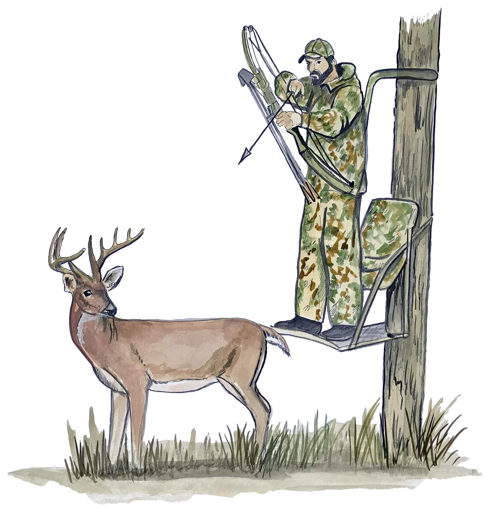 Deer Hunting Decal/Sticker - Click Image to Close