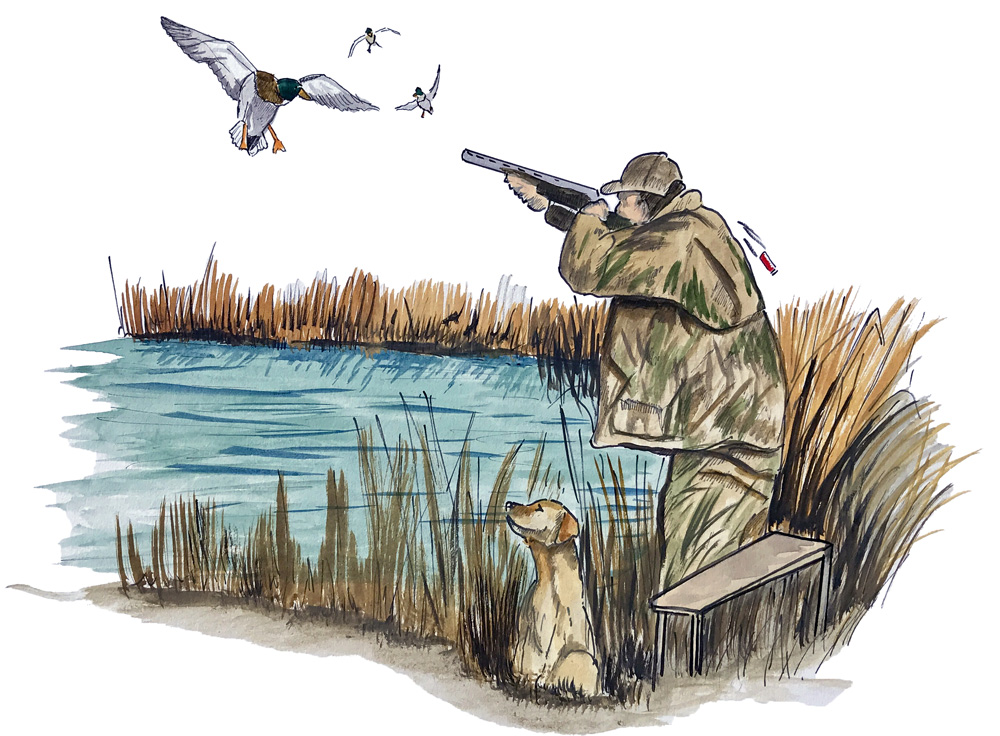 Duck Hunter Decal/Sticker - Click Image to Close