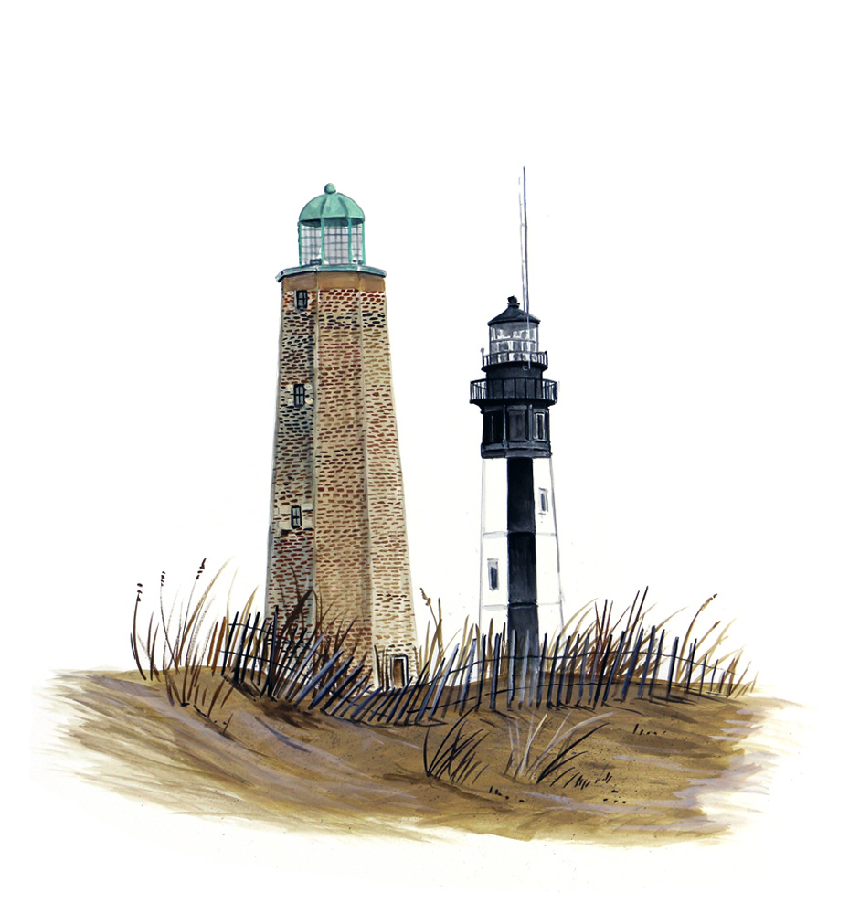 Cape Henry Lighthouse Decal/Sticker