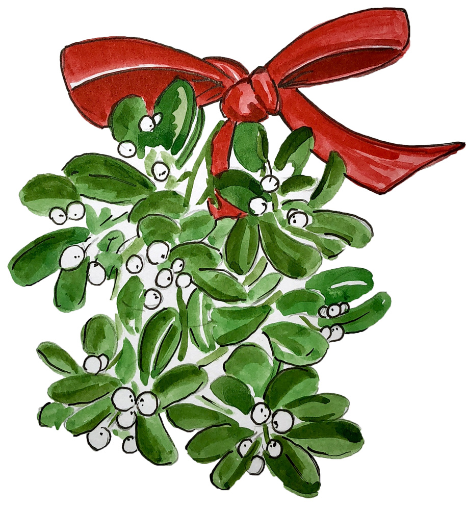 Mistletoe Decal/Sticker - Click Image to Close