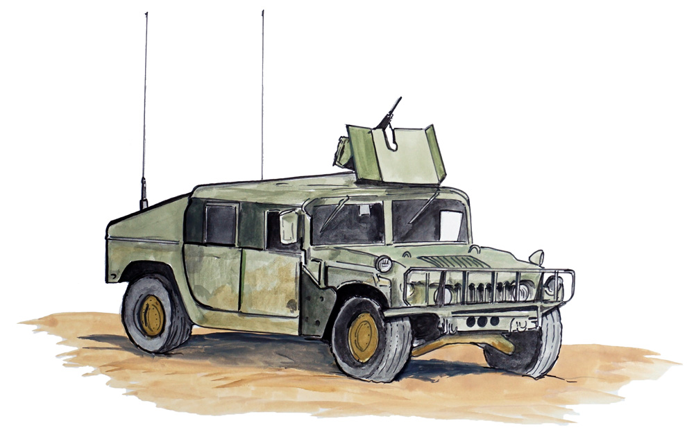 Humvee Decal/Sticker - Click Image to Close