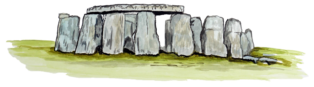 Stonehenge Decal/Sticker - Click Image to Close