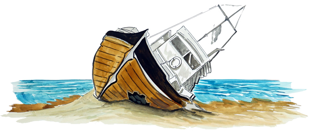 Shipwreck Decal/Sticker - Click Image to Close