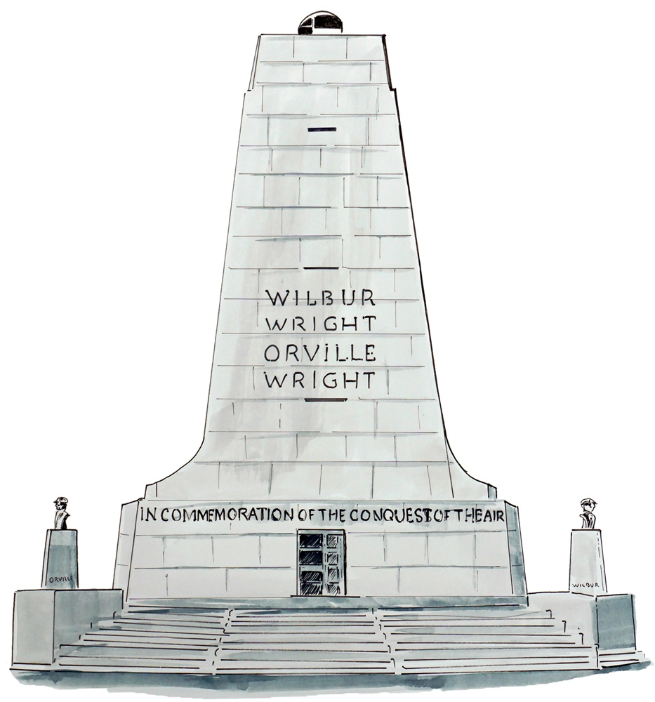 Wright Brothers Memorial Decal/Sticker