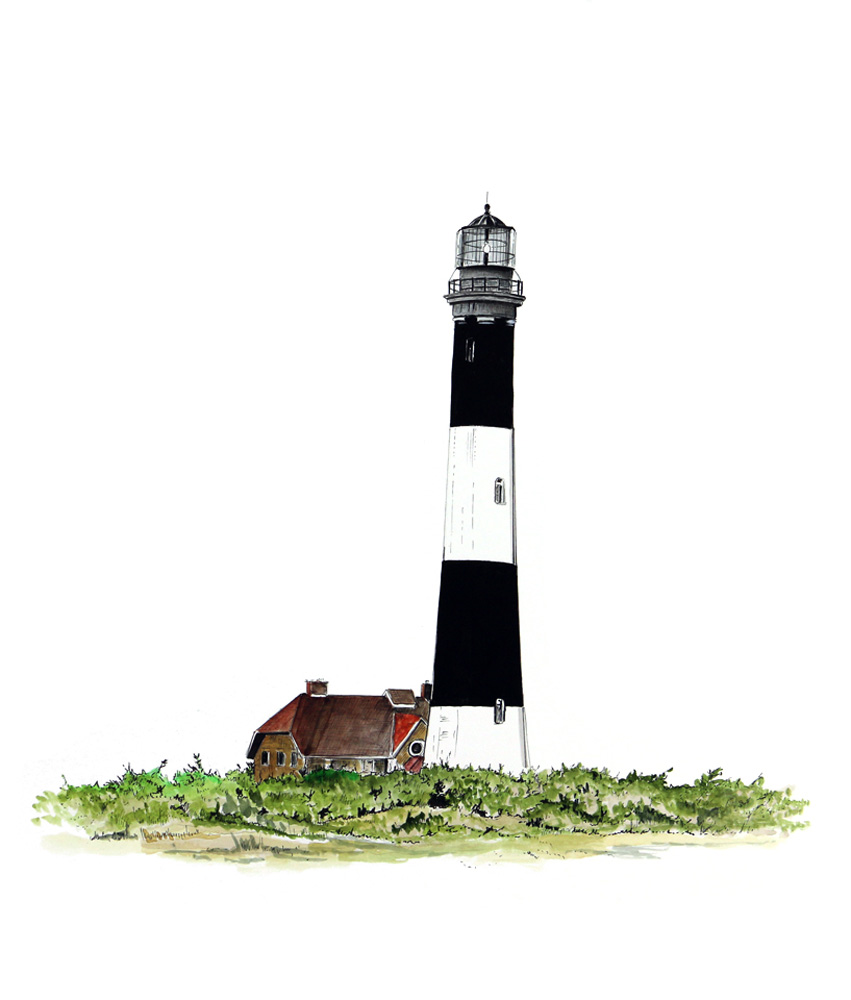 Fire Island Lighthouse Decal/Sticker